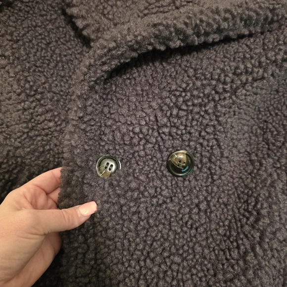 UGG Gertrude Teddy Sherpa Coat Size Small - Picture 9 of 16